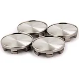 RhinoTuning 4 Stück Radnabenkappen für Nissan Infiniti Nabendecke OD 54 mm ID 49,5 mm, Gun Metal Trump Radnabenabdeckung Geeignet für 1985-1996 Nissan Z 300Z 350Z, 40342-AU511 Felgendeckel