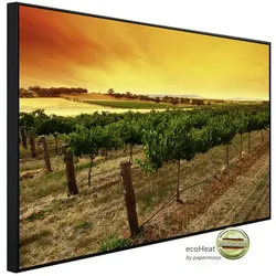 papermoon Infrarotheizung »EcoHeat - Sonnenaufgang Weinberg«, Matt-Effekt - bunt