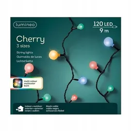 Lumineo LED-Lichterkette Cherry 14 m Mehrfarbig