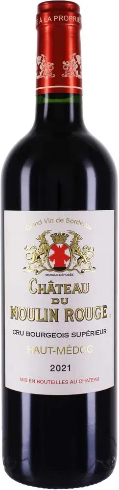 Château du Moulin Rouge Cru Bourgeois Superieur 2021 - Rotwein / trocken - Frankreich / Bordeaux/Haut-Medoc -  / Château Moulin Rouge