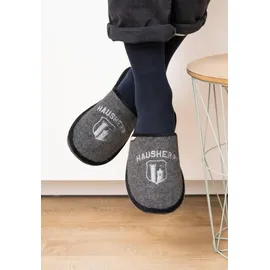 ADELHEID Pantoffeln Silbergrau 40
