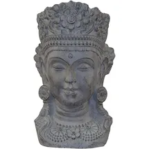 moebel-direkt-online Buddha 26 x 24 x 43 cm Grau