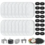 32stk Katzenbrunnen Filter, Vierfachfiltration Katzen Trinkbrunnen Filter Inkl 16stk Aktivkohlefilter 16stk Schaumfilter, Katzenbrunnenfilter Katzen Zubehör, Ersatzfilter für Katzenbrunnen Edelstahl