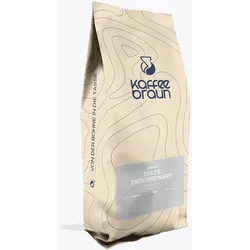 Kaffee Braun Espresso Dolce entkoffeiniert 1kg