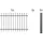 GAH Alberts Metallzaun Chaussee Set 5 Matten 0,1 x 10 m anthrazit