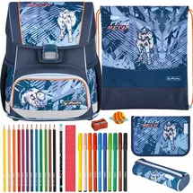 Herlitz Loop Plus 10-tlg. Roboter blau