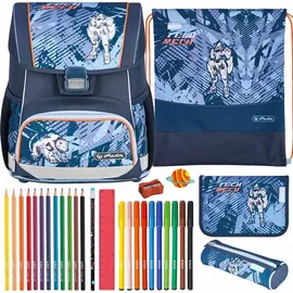 Herlitz Loop Plus 10-tlg. Roboter blau