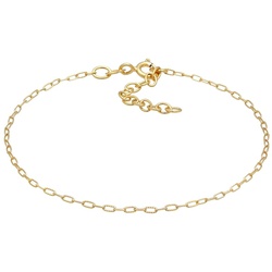 Elli Glieder Oval Fein Zart Basic 925 Silber Armbänder & Armreife   Damen 