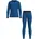 Langarm-basisschicht-set Blau 164