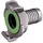 Riegler 107824-K 104-ES GEKA-Schlauchstück, starr, Edelstahl, LW 25, 1Stk