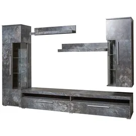 INOSIGN Trendmanufaktur Wohnwand (schieferfarben), (673019)