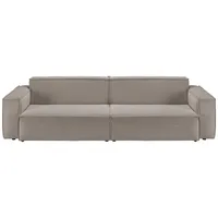 KAWOLA Sofa SAMU Feincord grau