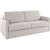 Places of Style Schlafsofa GOLDPOINT 182cm, Dauerschläfer, Liegefläche 140/200 cm, 3-Sitzer mit Bettfunktion, Bonell-Federkernmatratze braun