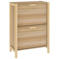 VidaXL Schuhschrank 57,5x33x80 cm Holzwerkstoff