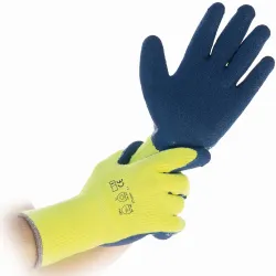 Hygostar® Winter Star Thermohandschuhe, latexbeschichtet 33283 , 1 Karton = 6 Packungen à 12 Paar = 72 Paar, Größe XL