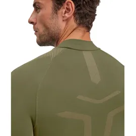 Falke Herren Langarmshirt Warm Herb 7754, XL