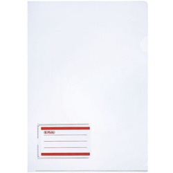 Herlitz Aktenhüllen transparent, 21x29.7 cm