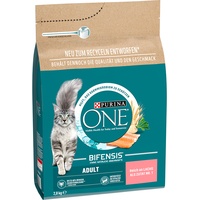 2,8kg PURINA ONE Adult Lachs & Vollkorngetreide Katzenfutter trocken