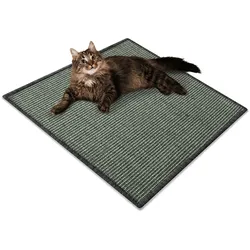 Karat homeliving Sisal-Kratzteppich   Für Katzen   Grau