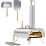 Outsunny Outdoor Pizzaofen silber