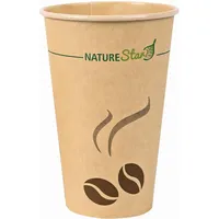 Nature Star 50 NATURE Star Einweg-Kaffeebecher Mocca 0,3 l