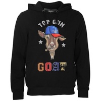TOP GUN Kapuzenpullover "TG22026" Gr. 48 (S), schwarz (black) Pullover Hoodie Sweatshirt Sweatshirts