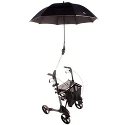 MPB Pieper Rollatorschirm 99 schwarz reflektierender Rand