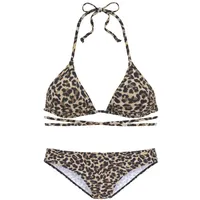 Bruno Banani Triangel-Bikini Damen Braun 34 Cup A/B