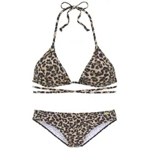 Bruno Banani Triangel-Bikini Damen Braun 34 Cup A/B