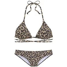 Bruno Banani Triangel-Bikini Damen Braun 34 Cup A/B