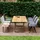 Niehoff Noah Profilkufe anthrazit - 220 x 95 cm Teak gebürstet