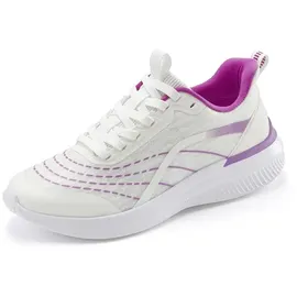 LASCANA Sneaker Damen Weiß/Lila 38
