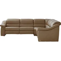 Himolla Ecksofa, Graubraun, Leder, Echtleder, Longlife-Leder, 6-Sitzer, Eckteil, L-Form, 294x264 cm, Blauer Engel, Goldenes M, Made in Germany, AGR-geprüft, erweiterbar, Typenauswahl, Lederauswahl, Stoffauswahl, planbar, Sitzqualitäten, seitenverkehrt erhältlich, Hocker Rücken echt, individuell planbar, Wohnzimmer, Sofas & Couches, Wohnlandschaften, Ledersofas