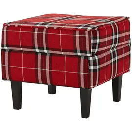 Switch Hocker ¦ rot ¦ Maße (cm): B: 49 H: 45 T: 49.0