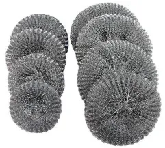 Sito Topfschwamm 1000080 , 1 Packung = 10 Metallschwämme, Gewicht: 80 Gramm