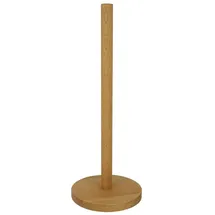Metaltex Küchenrollenhalter Holz, Papierrollenhalter, Küchenpapierhalter stehend, Beige