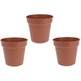 PROGARDEN Blumentopf 13 x 14 cm Braun