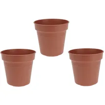 PROGARDEN Blumentopf 13 x 14 cm Braun