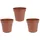 PROGARDEN Blumentopf 13 x 14 cm Braun