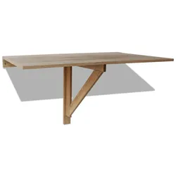 vidaXL Schreibtisch mit Schublade und Schrank Eiche 100x40x73 cm