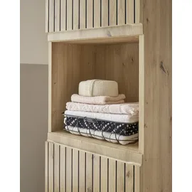 BASIC by Balculina BASIC Austin Hochschrank 40 x 136 cm Beige Kunststoff/Metall