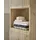 BASIC by Balculina BASIC Austin Hochschrank 40 x 136 cm Beige Kunststoff/Metall