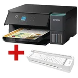 Epson Multifunktionsdrucker »EcoTank ET-2950« inkl. Laminiergerät »OL 220-C« A4 schwarz, 37.5x18.7x34.7 cm