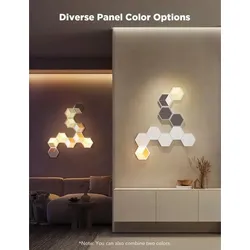 Govee - RGBIC Glide Hexa Light Panels Ultra - 7 Stück