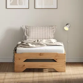 Idimex Stapelbett Ronny 90 x 200 cm Kiefer massiv Eichefarben braun