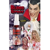 Widmann 4027B - Blut Spray, 48 ml, Accessoires, Kunstblut, Blood, rot, Vampirblut, Horror, Psycho, Halloween, Mottoparty, Karneval, Zombieblut