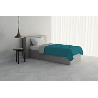 Italian Bed Linen Sommer-Daunendecke, Mikrofaser, Messing/Hellgrau, 1-Sitzer