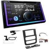 JVC 2-DIN MP3 Autoradio Bluetooth DAB+ für Dodge RAM 2002-2006 schwarz