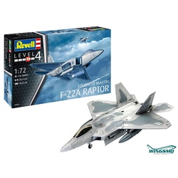 Revell Flugzeuge Lockheed Martin F-22A Raptor 03858