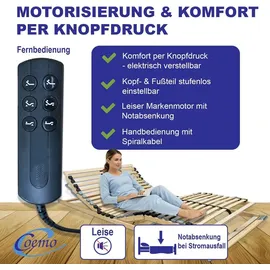 Coemo Ergo KF Motor verstellbar 80 x 200 cm